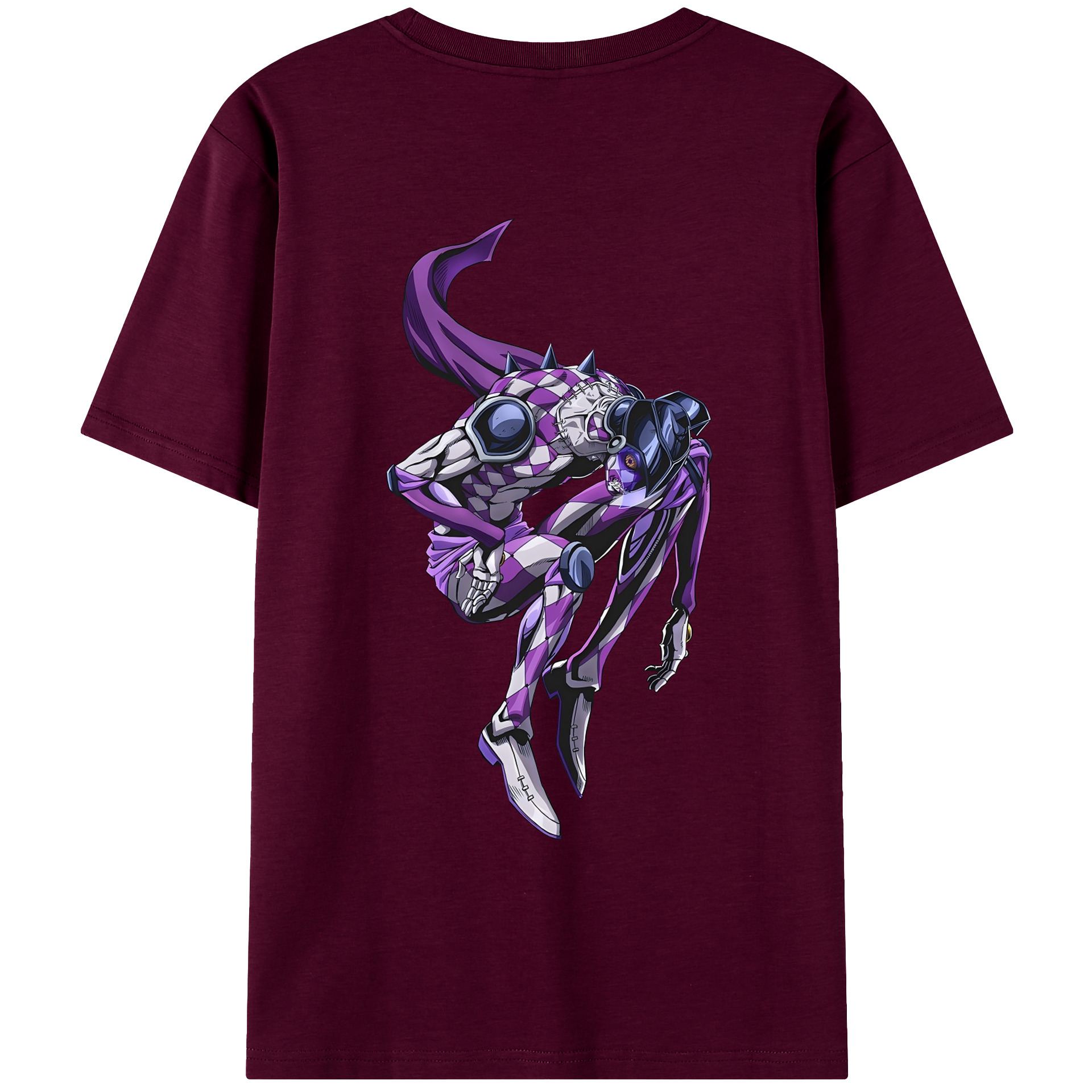 （画像用） ジョジョの奇妙な冒険 パンナコッタ?フー JoJo's Bizarre Adventure Pannacotta Fugo レディース半袖Tシャツ(バックプリント)
